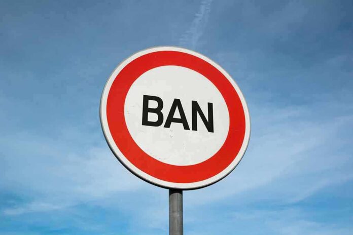 1759263689 featured image Traffic sign with the word BAN against sky