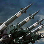 Nuclear Threat: Russia’s TERRIFYING Missile Move Four rockets pointed towards the sky.