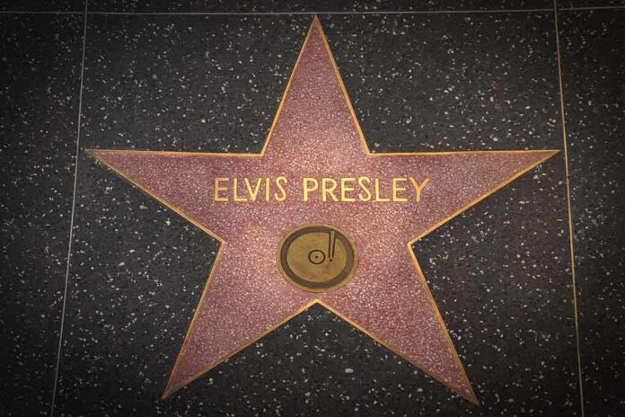 Star on the Hollywood Walk of Fame honoring Elvis Presley