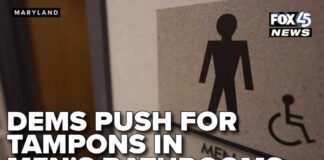 Tampon Mandate Hits Men’s Restrooms Tampon Mandate Hits Men’s Restrooms