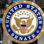 Seal of the United States Senate featuring an eagle and stars