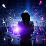 White House Locks Down Super AI Hacker in hooded sweatshirt with digital connections overlay.