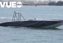 Robot Boat Rescues Downed Apache Pilots US drone boat rescues 2 pilots in Strait of Hormuz