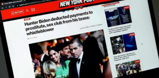 Hunter Biden’s Broadside Exposes A Double Standard New York Post headline about Hunter Bidens tax deductions.