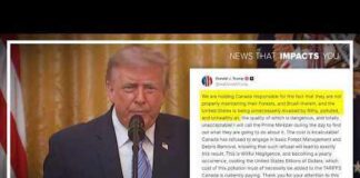President Trump responds to choking smoke from wildfires in Canada
