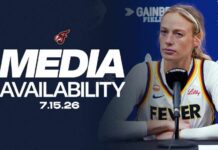 Sophie Cunningham, Caitlin Clark & Head Coach Stephanie White | Postgame Media