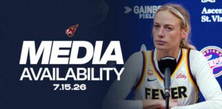 Sophie Cunningham, Caitlin Clark & Head Coach Stephanie White | Postgame Media