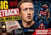 Trillion-Dollar Threat Targets Meta Social Media Addiction Lawsuits: Major Setback for Meta, Google, TikTok & Snapchat