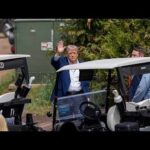 President Trump Motorcade #trump #livgolf