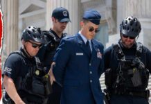 Active Duty Air Force Major Jason Watson Arrested at Capitol Calling for Trump Impeachment