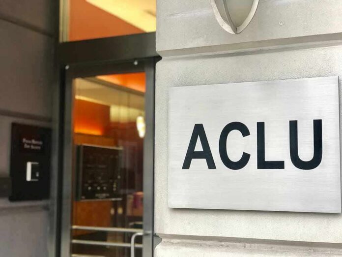 shutterstock_1289170390 ACLU office entrance sign
