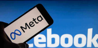 Meta Hit With a $25 Billion PENALTY Meta on phone screen, Facebook in background.